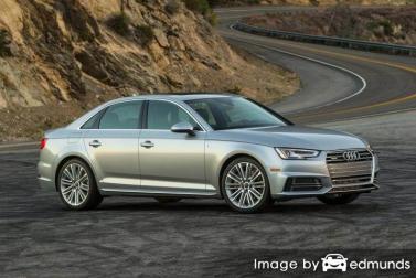 Insurance quote for Audi A4 in Fresno