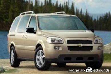 Insurance quote for Chevy Uplander in Fresno