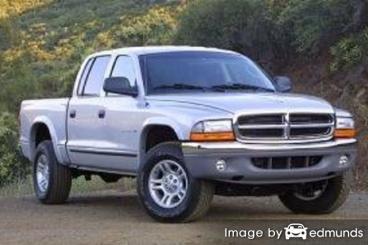 Insurance rates Dodge Dakota in Fresno