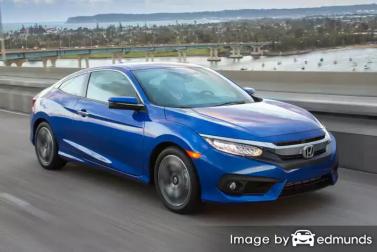 Insurance rates Honda Civic in Fresno