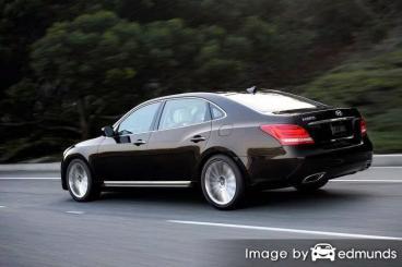 Insurance rates Hyundai Equus in Fresno