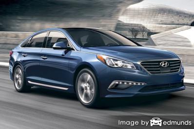 Insurance rates Hyundai Sonata in Fresno