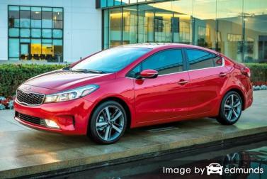 Insurance rates Kia Forte in Fresno