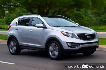 Insurance quote for Kia Sportage in Fresno