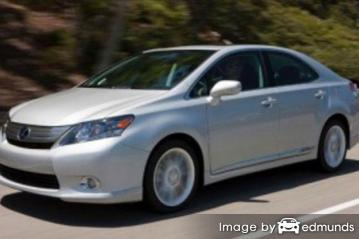 Insurance rates Lexus HS 250h in Fresno