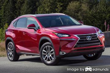 Insurance rates Lexus NX 300h in Fresno