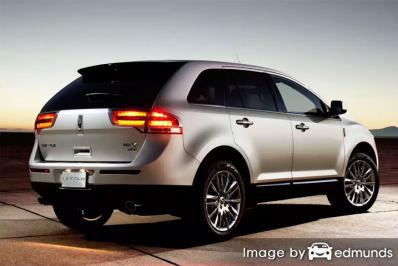 Insurance rates Lincoln MKX in Fresno