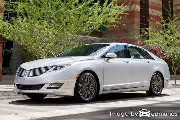 Insurance rates Lincoln MKZ in Fresno