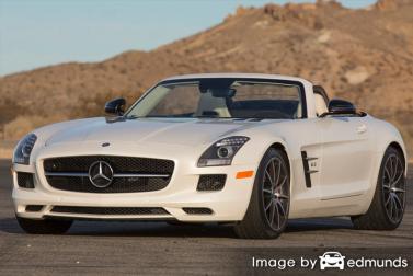 Insurance rates Mercedes-Benz SLS AMG in Fresno