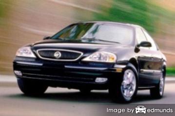 Insurance rates Mercury Sable in Fresno