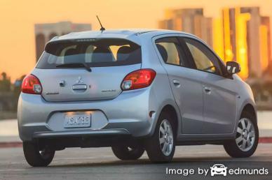 Insurance quote for Mitsubishi Mirage in Fresno