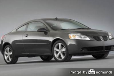 Insurance rates Pontiac G6 in Fresno