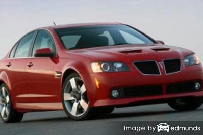 Insurance rates Pontiac G8 in Fresno