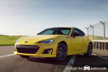 Insurance rates Subaru BRZ in Fresno