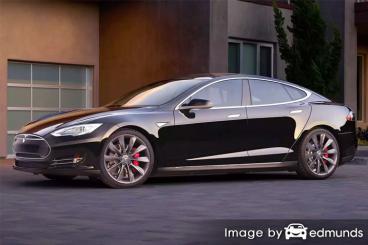 Insurance quote for Tesla Model S in Fresno