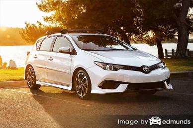 Insurance rates Toyota Corolla iM in Fresno