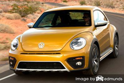 Insurance rates Volkswagen Beetle in Fresno