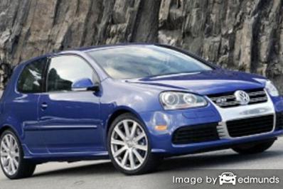 Insurance rates Volkswagen R32 in Fresno